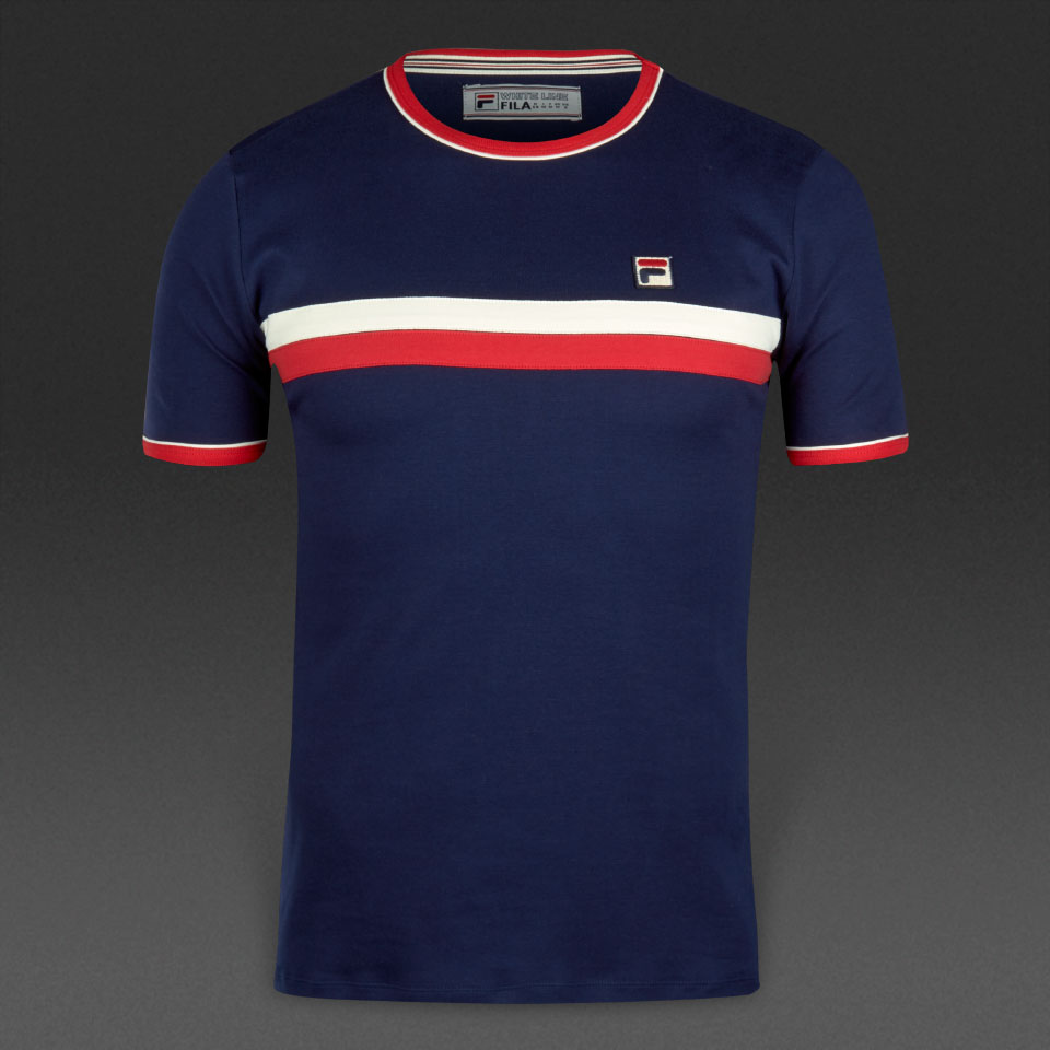 FILA Razee F Box T-Shirt Peacoat / Chinese Red / Gardenia for Men
